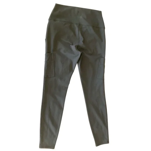 Avalanche Outdoor Supply Co Womens Cargo Leggings Black High Rise - Picture 5 of 11